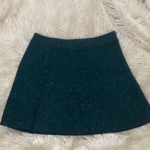 LOFT Dark Sparkle Skater Skirt